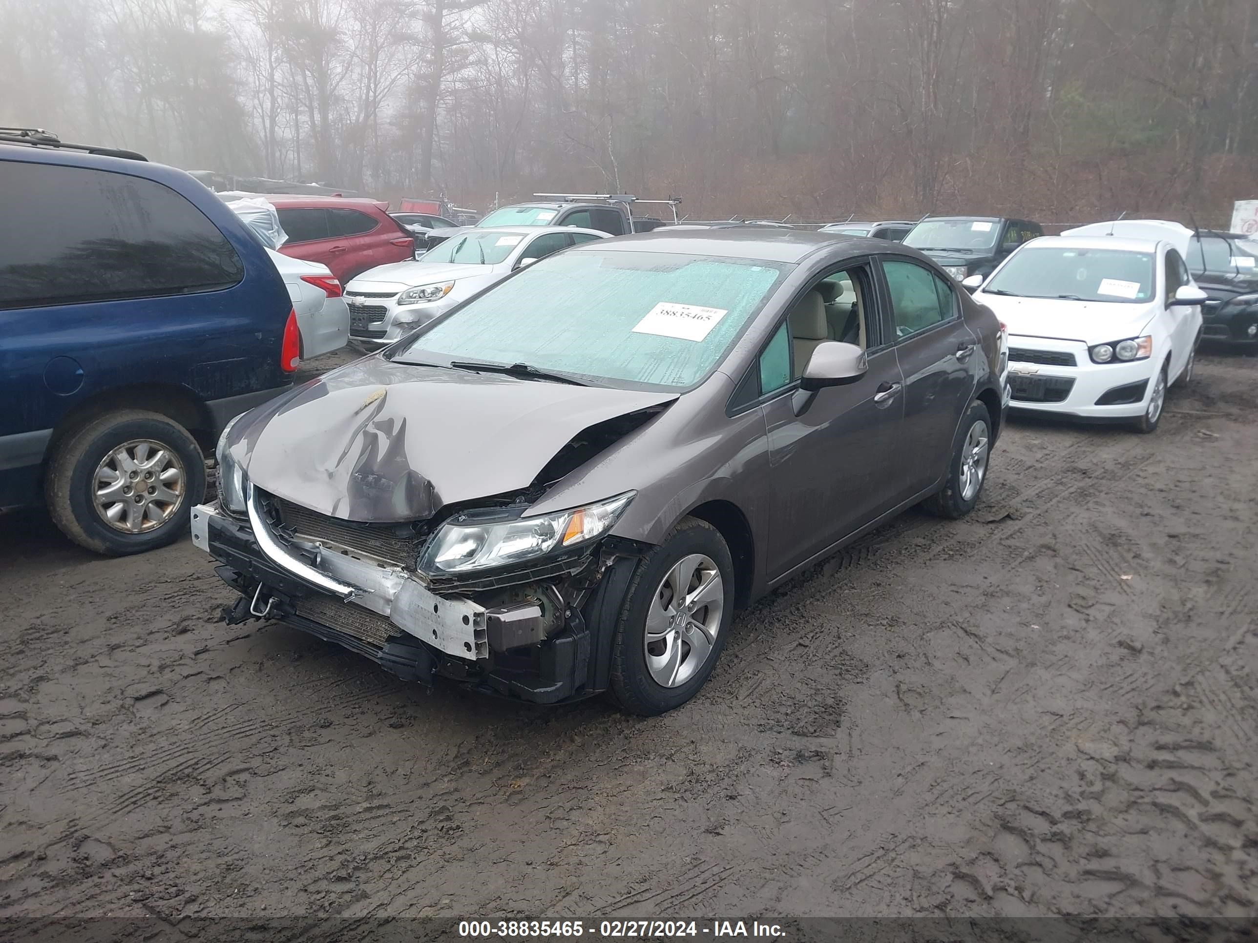 Photo 1 VIN: 19XFB2F52DE040340 - HONDA CIVIC 