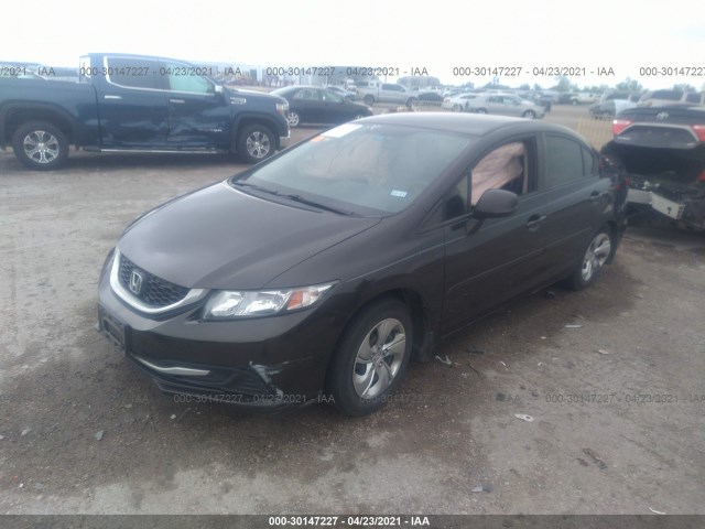 Photo 1 VIN: 19XFB2F52DE074956 - HONDA CIVIC SDN 