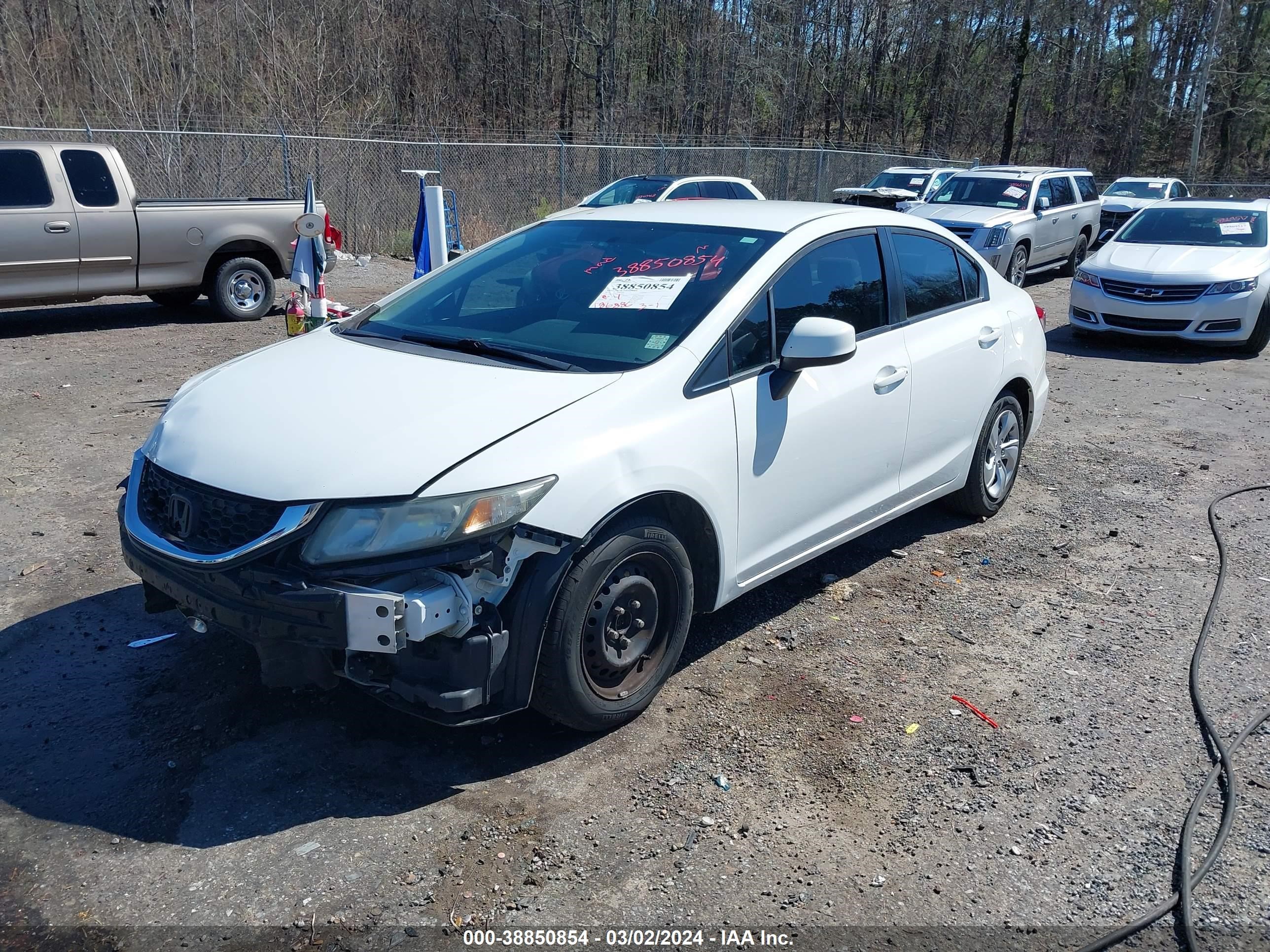 Photo 1 VIN: 19XFB2F52DE092597 - HONDA CIVIC 