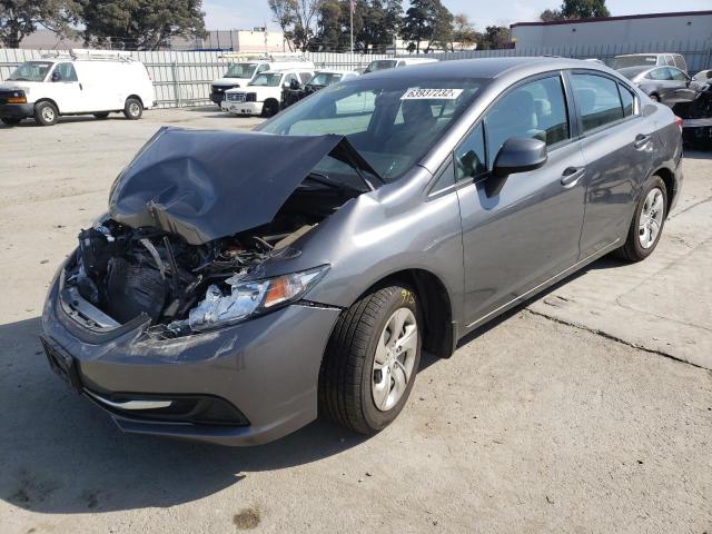 Photo 1 VIN: 19XFB2F52DE096424 - HONDA CIVIC LX 