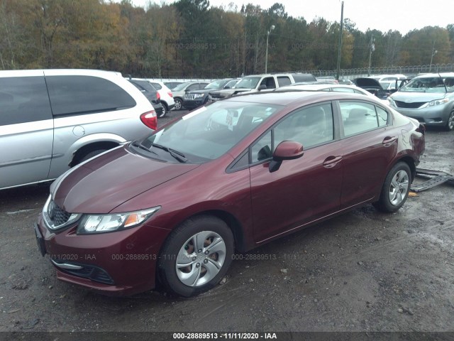 Photo 1 VIN: 19XFB2F52DE097430 - HONDA CIVIC SDN 