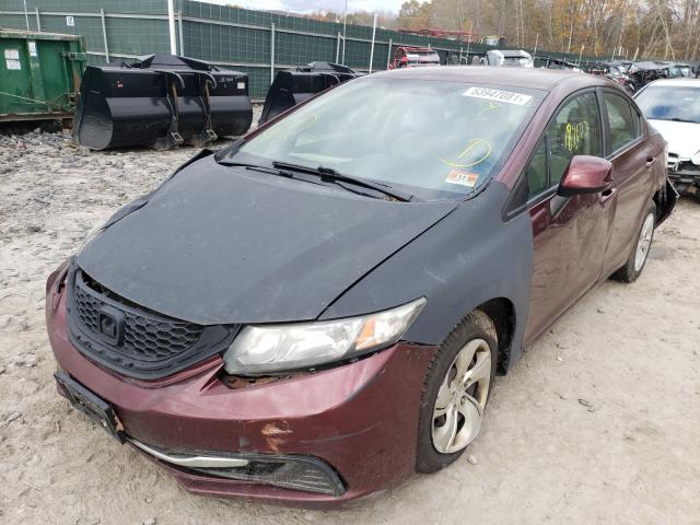 Photo 1 VIN: 19XFB2F52DE273697 - HONDA CIVIC LX 