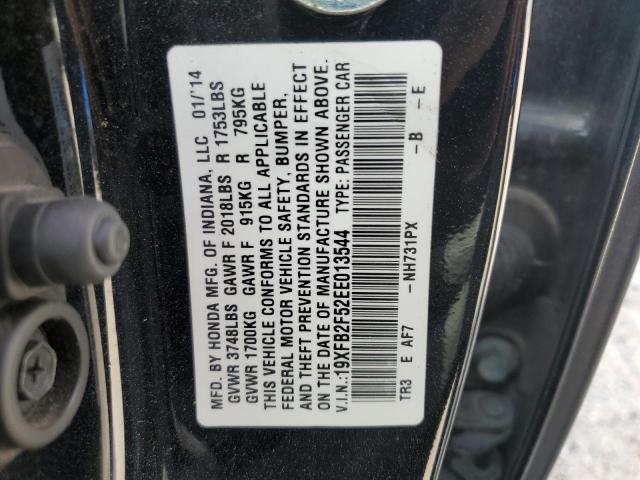 Photo 11 VIN: 19XFB2F52EE013544 - HONDA CIVIC 