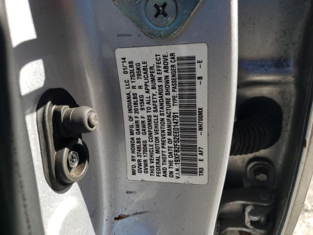 Photo 11 VIN: 19XFB2F52EE014791 - HONDA CIVIC 