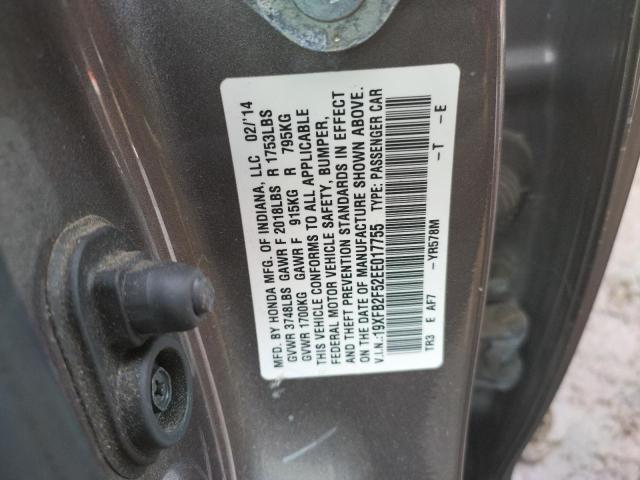 Photo 9 VIN: 19XFB2F52EE017755 - HONDA CIVIC LX 