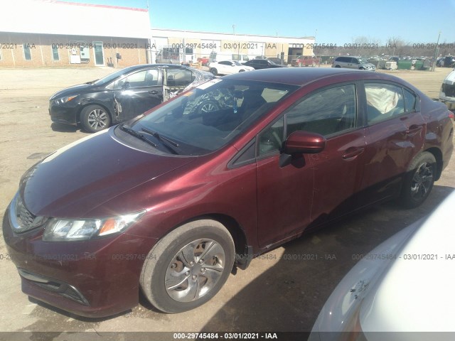 Photo 1 VIN: 19XFB2F52EE017822 - HONDA CIVIC SEDAN 