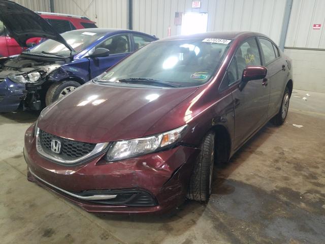 Photo 1 VIN: 19XFB2F52EE206924 - HONDA CIVIC LX 