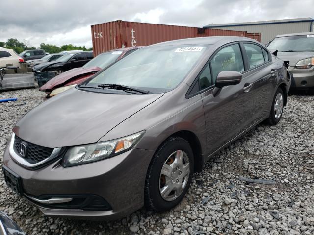 Photo 1 VIN: 19XFB2F52FE039076 - HONDA CIVIC LX 