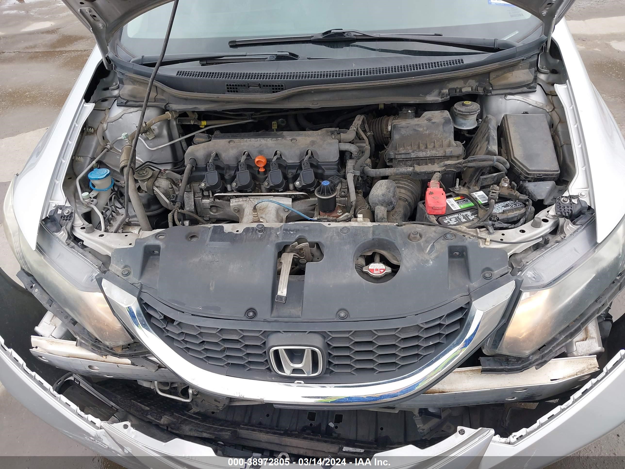 Photo 9 VIN: 19XFB2F52FE076144 - HONDA CIVIC 