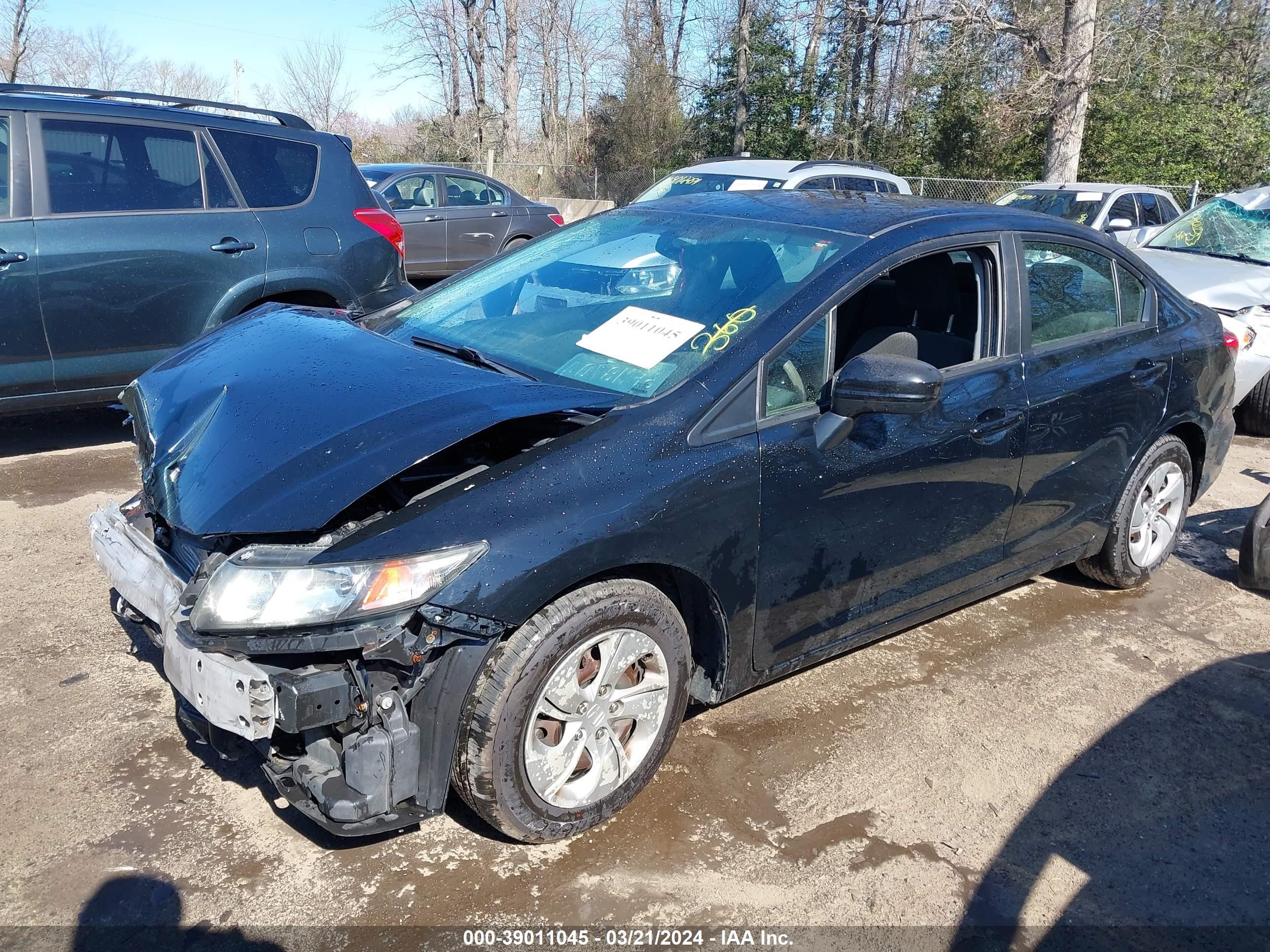 Photo 1 VIN: 19XFB2F52FE222056 - HONDA CIVIC 