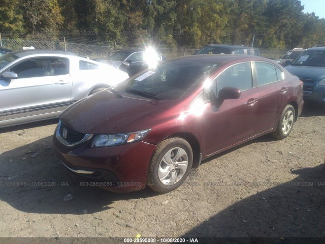 Photo 1 VIN: 19XFB2F52FE708222 - HONDA CIVIC SEDAN 