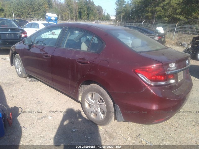 Photo 2 VIN: 19XFB2F52FE708222 - HONDA CIVIC SEDAN 