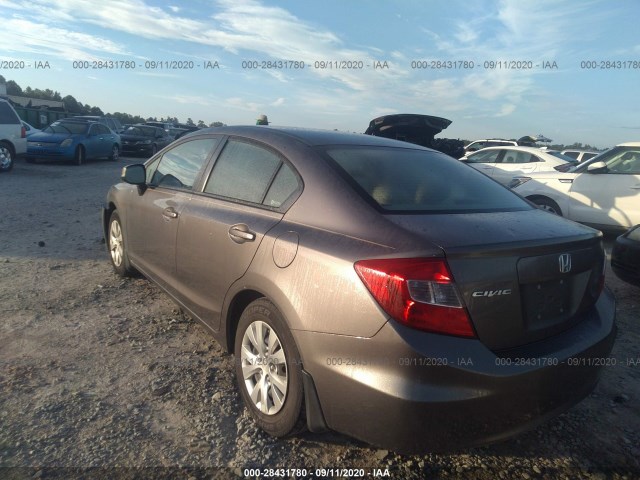 Photo 2 VIN: 19XFB2F53CE030706 - HONDA CIVIC SDN 