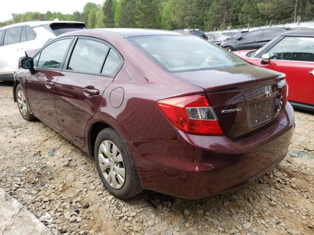 Photo 2 VIN: 19XFB2F53CE071921 - HONDA CIVIC LX 