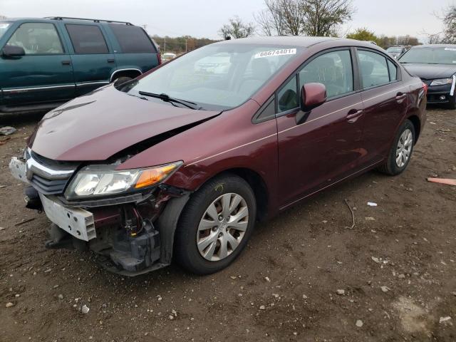 Photo 1 VIN: 19XFB2F53CE079467 - HONDA CIVIC LX 