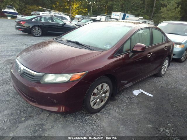 Photo 1 VIN: 19XFB2F53CE329306 - HONDA CIVIC SDN 