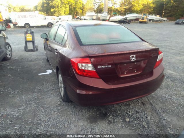 Photo 2 VIN: 19XFB2F53CE329306 - HONDA CIVIC SDN 