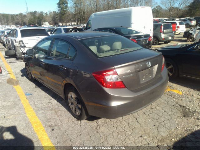 Photo 2 VIN: 19XFB2F53CE392700 - HONDA CIVIC SDN 