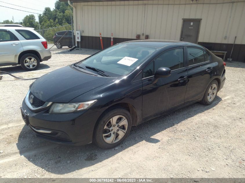 Photo 1 VIN: 19XFB2F53DE022607 - HONDA CIVIC 