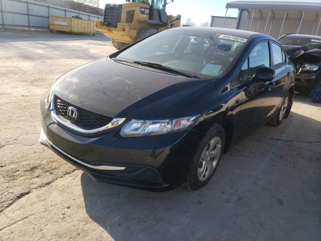 Photo 1 VIN: 19XFB2F53DE068664 - HONDA CIVIC LX 