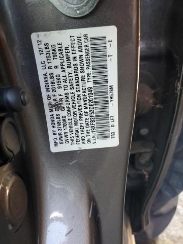 Photo 11 VIN: 19XFB2F53DE201049 - HONDA CIVIC LX 