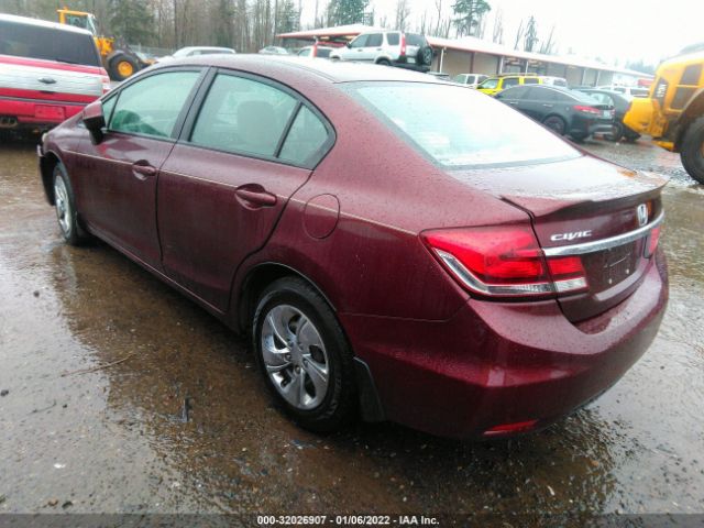 Photo 2 VIN: 19XFB2F53DE203500 - HONDA CIVIC SDN 