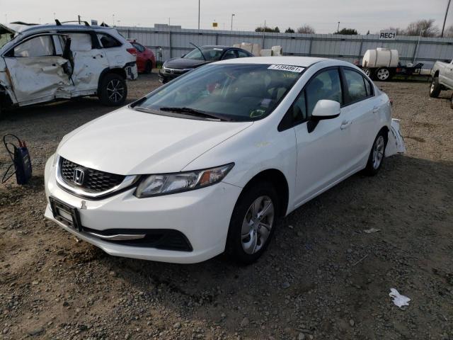 Photo 1 VIN: 19XFB2F53DE205974 - HONDA CIVIC LX 