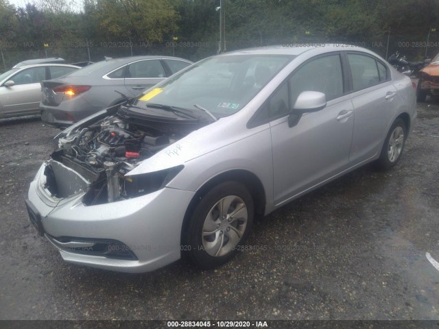 Photo 1 VIN: 19XFB2F53DE229708 - HONDA CIVIC SDN 