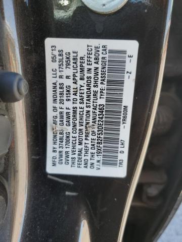 Photo 11 VIN: 19XFB2F53DE243463 - HONDA CIVIC LX 