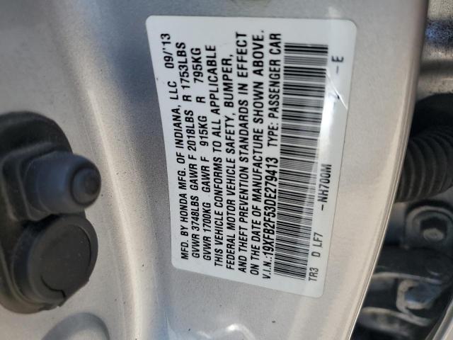 Photo 11 VIN: 19XFB2F53DE279413 - HONDA CIVIC 