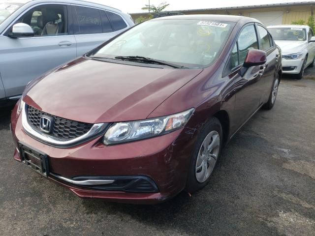 Photo 1 VIN: 19XFB2F53DE282988 - HONDA CIVIC LX 