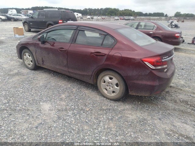 Photo 2 VIN: 19XFB2F53EE030076 - HONDA CIVIC SEDAN 