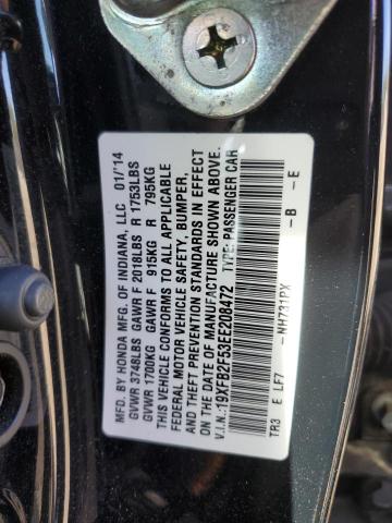 Photo 11 VIN: 19XFB2F53EE208472 - HONDA CIVIC 