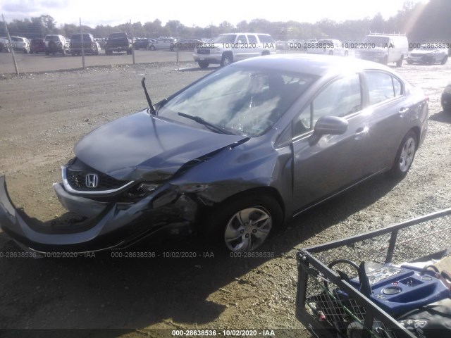 Photo 1 VIN: 19XFB2F53EE226955 - HONDA CIVIC SEDAN 