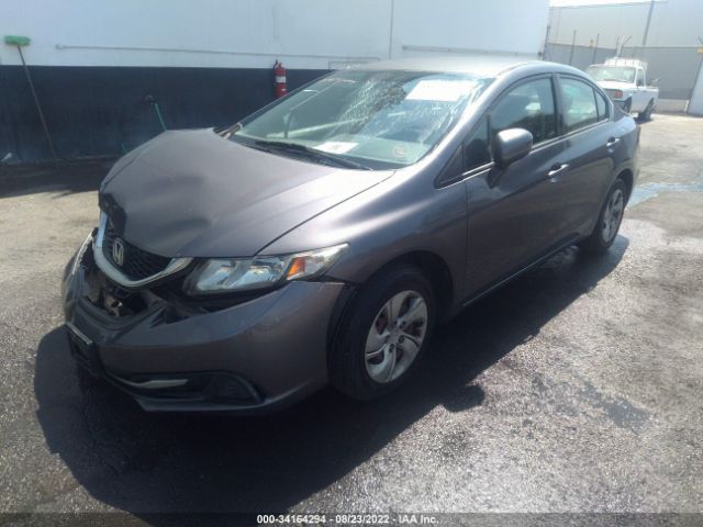 Photo 1 VIN: 19XFB2F53EE266372 - HONDA CIVIC SEDAN 