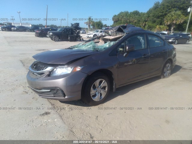 Photo 1 VIN: 19XFB2F53FE069140 - HONDA CIVIC SEDAN 