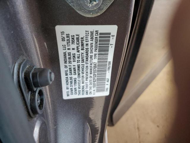 Photo 11 VIN: 19XFB2F53FE076847 - HONDA CIVIC 