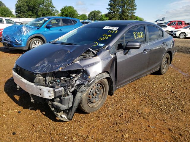 Photo 1 VIN: 19XFB2F53FE081028 - HONDA CIVIC LX 