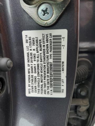 Photo 12 VIN: 19XFB2F53FE200907 - HONDA CIVIC LX 