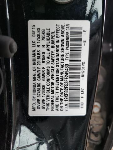 Photo 11 VIN: 19XFB2F53FE249430 - HONDA CIVIC LX 