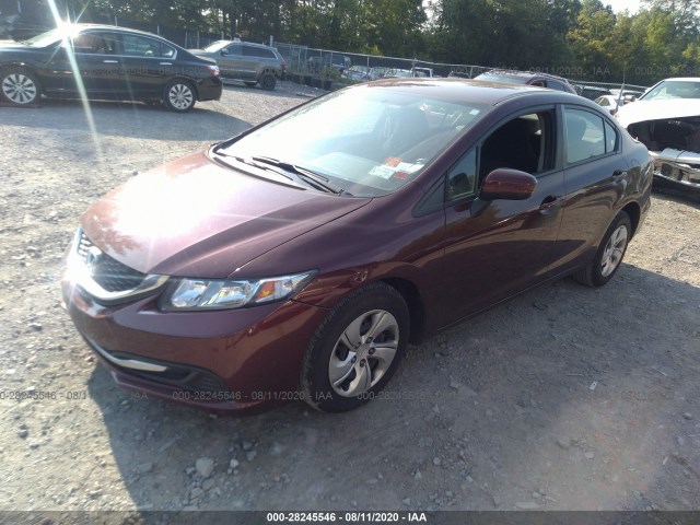 Photo 1 VIN: 19XFB2F53FE259018 - HONDA CIVIC SEDAN 