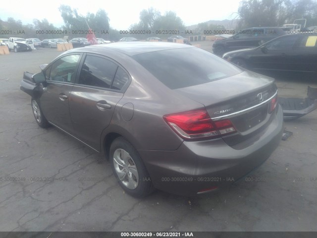 Photo 2 VIN: 19XFB2F53FE700663 - HONDA CIVIC SEDAN 