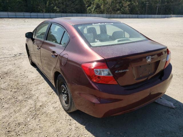 Photo 2 VIN: 19XFB2F54CE049409 - HONDA CIVIC LX 