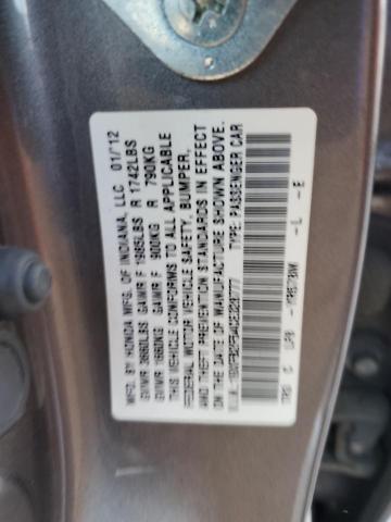 Photo 11 VIN: 19XFB2F54CE328777 - HONDA CIVIC 