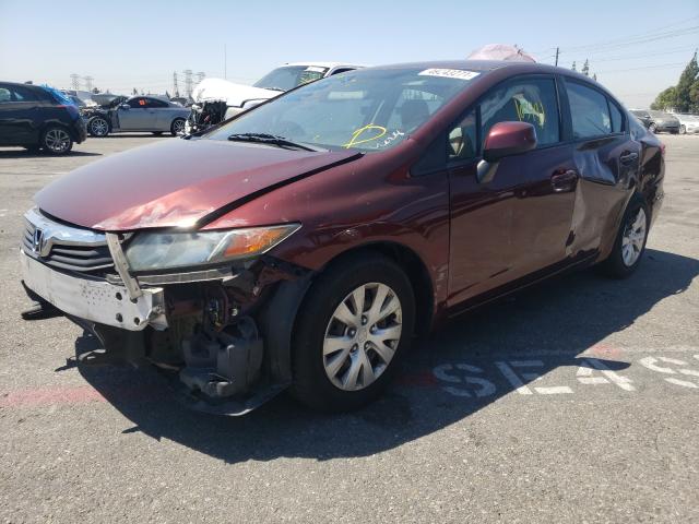 Photo 1 VIN: 19XFB2F54CE356286 - HONDA CIVIC LX 