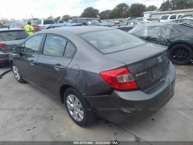 Photo 2 VIN: 19XFB2F54CE391877 - HONDA CIVIC SDN 