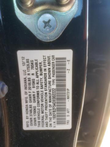 Photo 12 VIN: 19XFB2F54DE002222 - HONDA CIVIC LX 