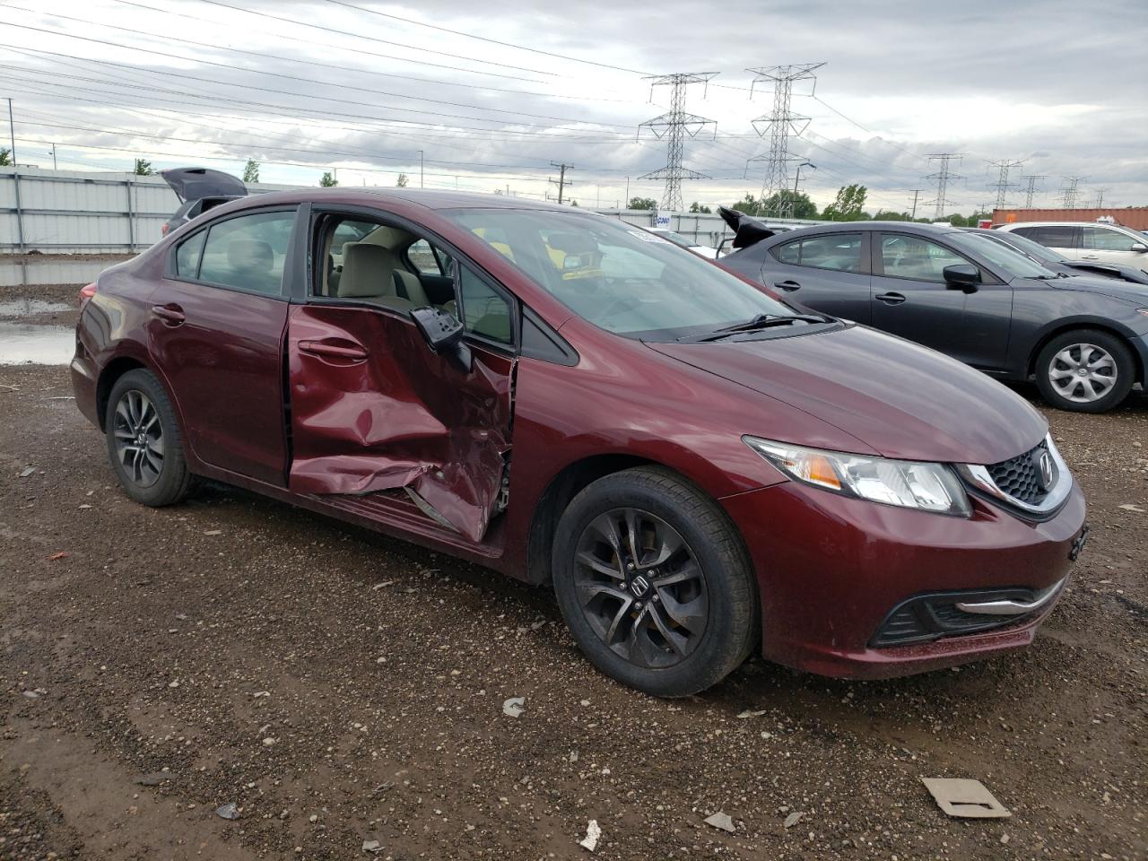 Photo 3 VIN: 19XFB2F54DE007775 - HONDA CIVIC 