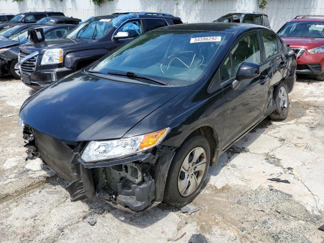 Photo 1 VIN: 19XFB2F54DE010398 - HONDA CIVIC LX 