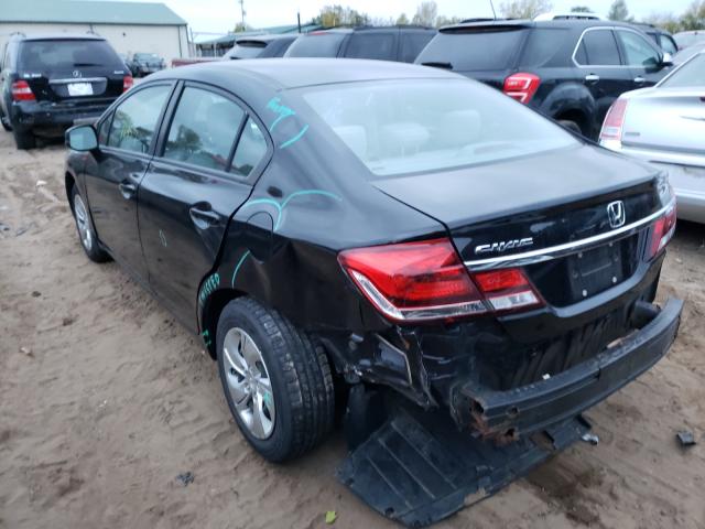 Photo 2 VIN: 19XFB2F54DE016993 - HONDA CIVIC LX 